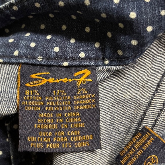 Seven polka dot legging jeans - size 25 - Picture 7 of 7